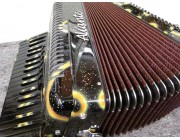 Aliante 3 voice 37-96 black key decorated piano accordion - last one!